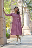Blush Polka Pure Cotton Dress With Pocket