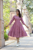 Blush Polka Pure Cotton Dress With Pocket