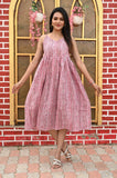 Gulabi Tales Pure Cotton Sleeveless Dress