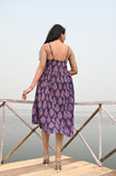 Mystic Mauve Pure Cotton Sleeveless Dress