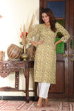 Meadow Trail Pure Cotton Long Kurti