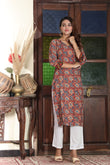 Crimson Craft Pure Cotton Long Kurti