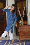 Sapphire Sky Pure Cotton Long Kurti