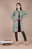 Bagru Hand Block Printed 2-Layer Winter Jacket