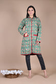 Bagru Hand Block Printed 2-Layer Winter Jacket