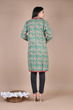 Bagru Hand Block Printed 2-Layer Winter Jacket