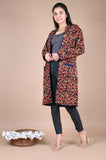 Bagru Hand Block Printed 2-Layer Winter Jacket