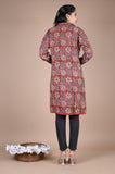 Bagru Hand Block Printed 2-Layer Winter Jacket