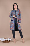 Bagru Hand Block Printed 2-Layer Winter Jacket