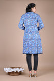 Bagru Hand Block Printed 2-Layer Winter Jacket