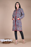 Bagru Hand Block Printed 2-Layer Winter Jacket