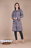 Bagru Hand Block Printed 2-Layer Winter Jacket