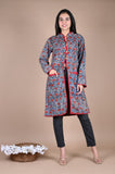 Bagru Hand Block Printed 2-Layer Winter Jacket