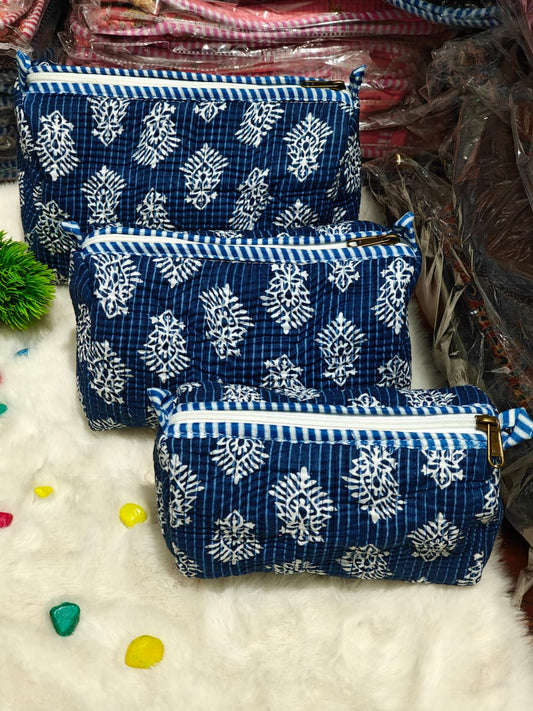 Indigo Special Set of 3 Pouches