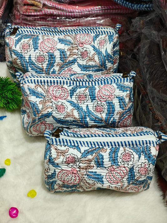 Garden Sketch Set of 3 Pouches