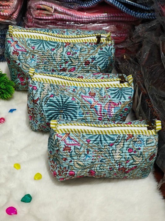 Botanical Bloom Set of 3 Pouches