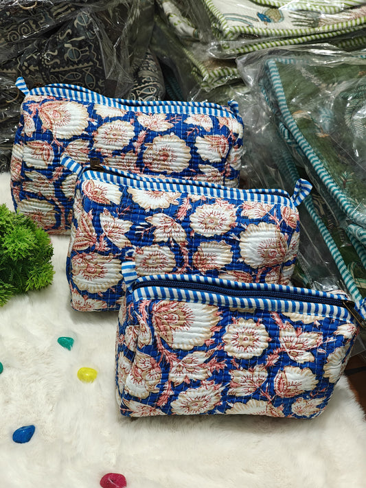 Floral Fantasy Set of 3 Pouches