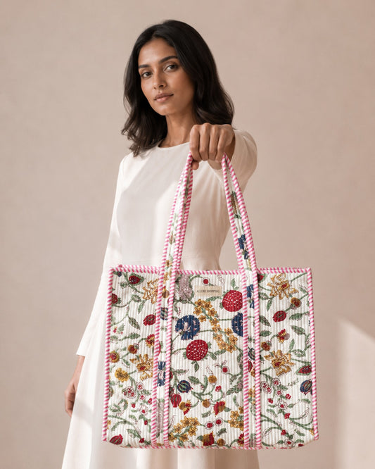 Jaipur Special Tote Bag with Zip