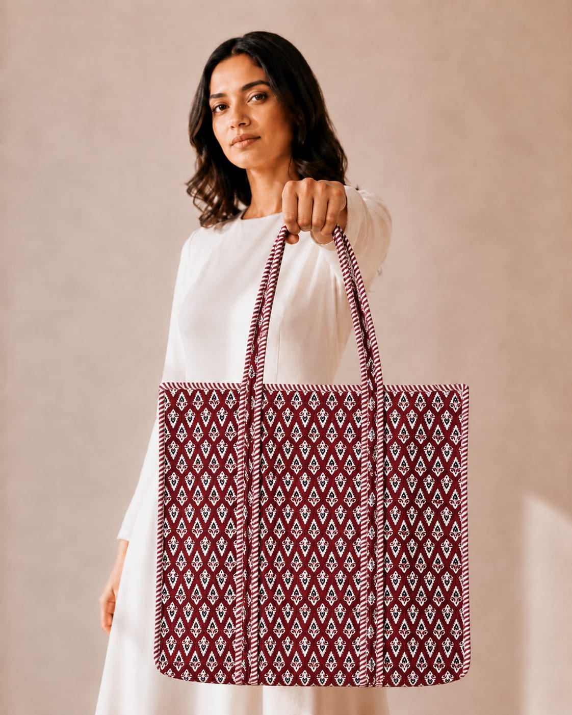 Jaipur Special Tote Bag with Zip