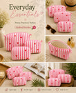 Heart Shaped Set of 3 Pouches