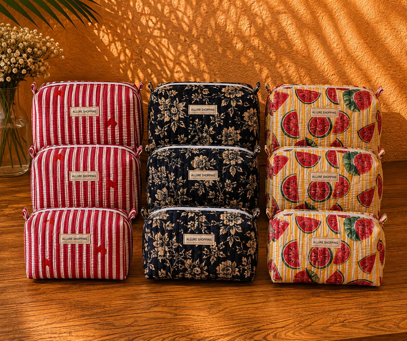 Three’s Company Set of 3 Pouches