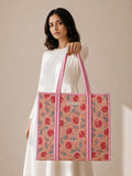 Floral Edit Tote Bag with Zip