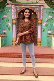 Midnight Muse Pure Cotton Short Kurti