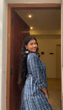 Blue Whisper Pure Cotton Dress With Pocket