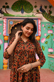 Midnight Muse Pure Cotton Short Kurti