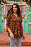 Midnight Muse Pure Cotton Short Kurti