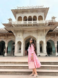 Blush Bloom Pure Cotton Dress With Pocket