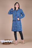 Bagru Hand Block Printed 2-Layer Winter Jacket