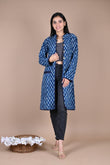 Bagru Hand Block Printed 2-Layer Winter Jacket