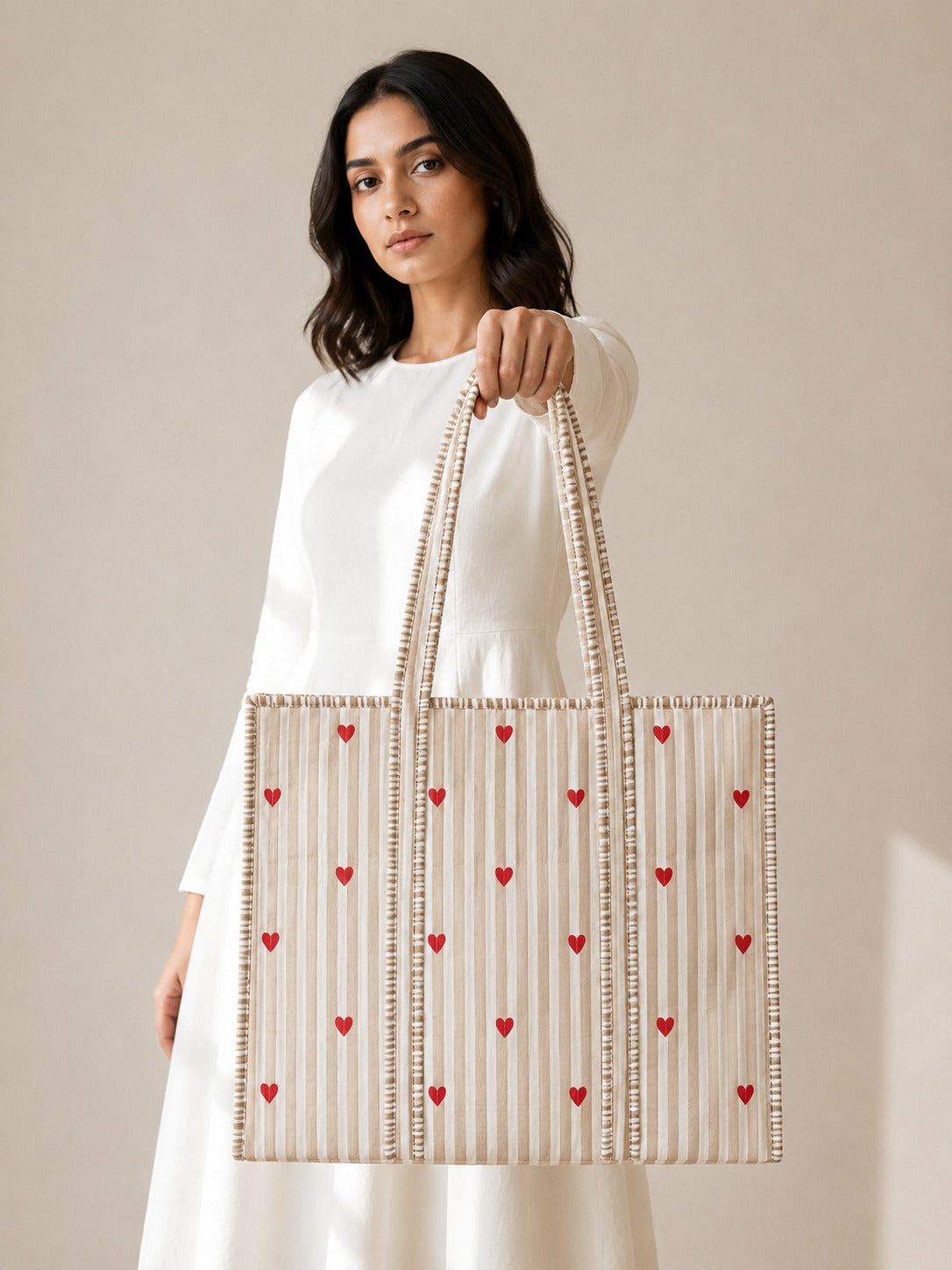Limited Edition Heartthrob Tote Bag with Zip