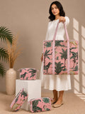 Jungle Glow Tote Bag with Zip