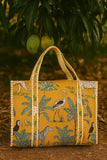 Warm Yellow Jungle Bag with Zip