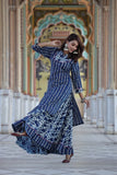 Bindiya — Hand-Block Pure Cotton Skirt & Kurti Set