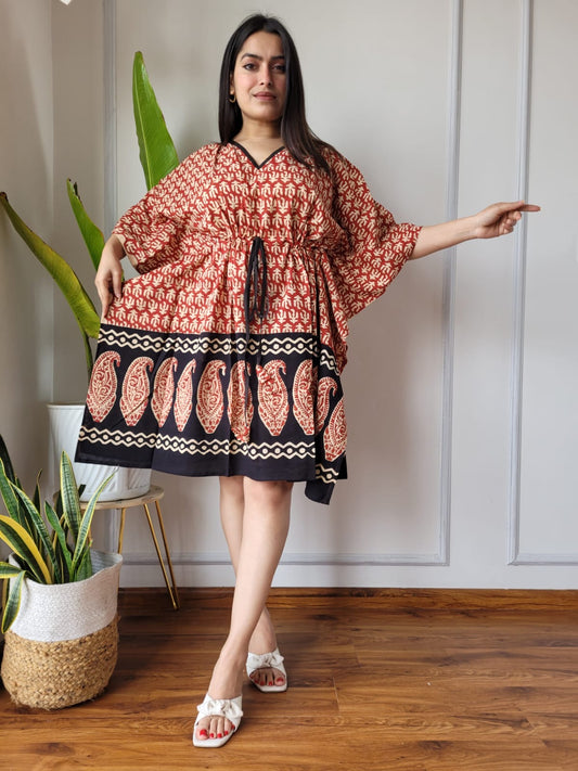 kaftan dresses short Short Balloon Kaftan Beachwear