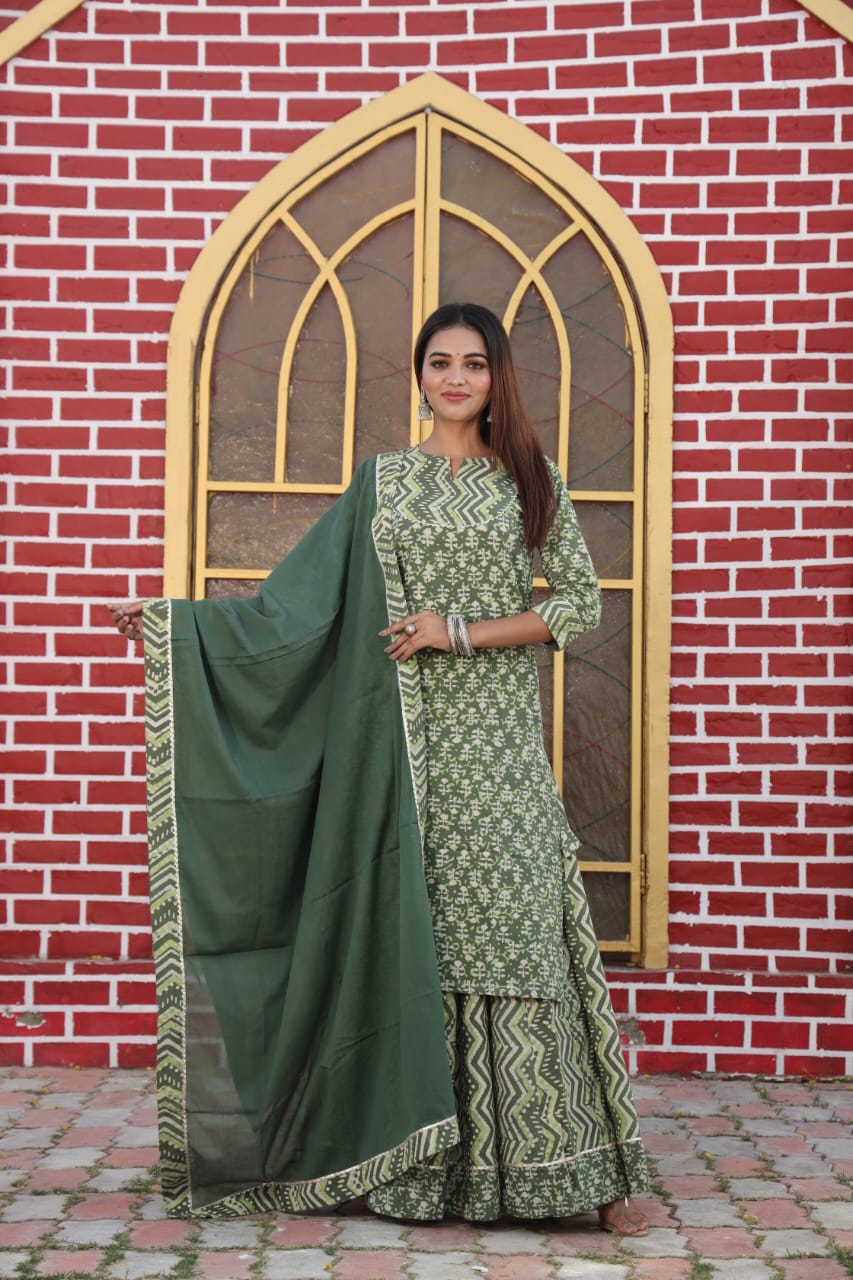 Hariyali — with dupatta