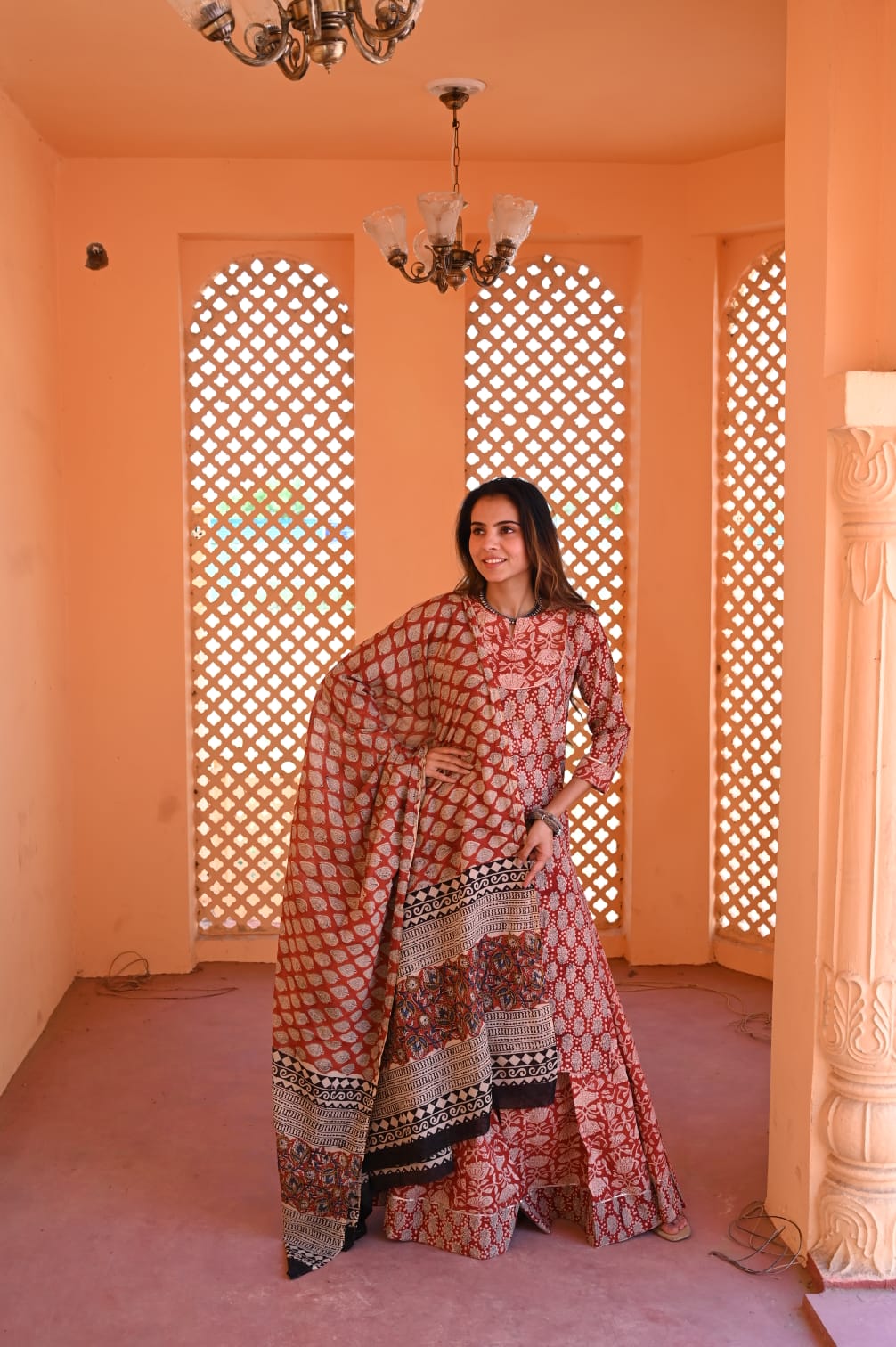 Jharokha — with dupatta