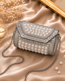 Pearl Embellished Clutch