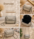 Pearl Embellished Clutch