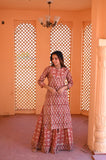 Jharokha — Hand-Block Pure Cotton Skirt & Kurti Set