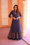 Lehariya — Hand-Block Pure Cotton Skirt & Kurti Set