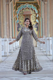 Nazaakat — Hand-Block Pure Cotton Skirt & Kurti Set