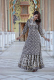 Nazaakat — Hand-Block Pure Cotton Skirt & Kurti Set