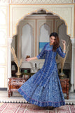 Surmayi — Hand-Block Pure Cotton Skirt & Kurti Set